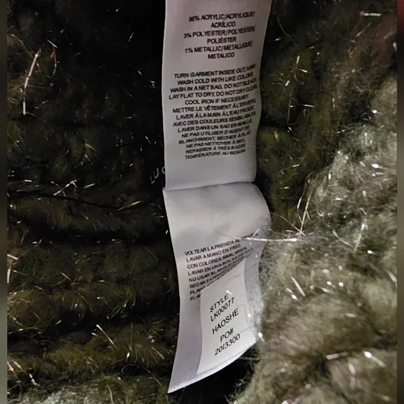 Lucky Brand Olive Green Knit Beanie New With Tags One Size Fits All - Picture 5 of 11